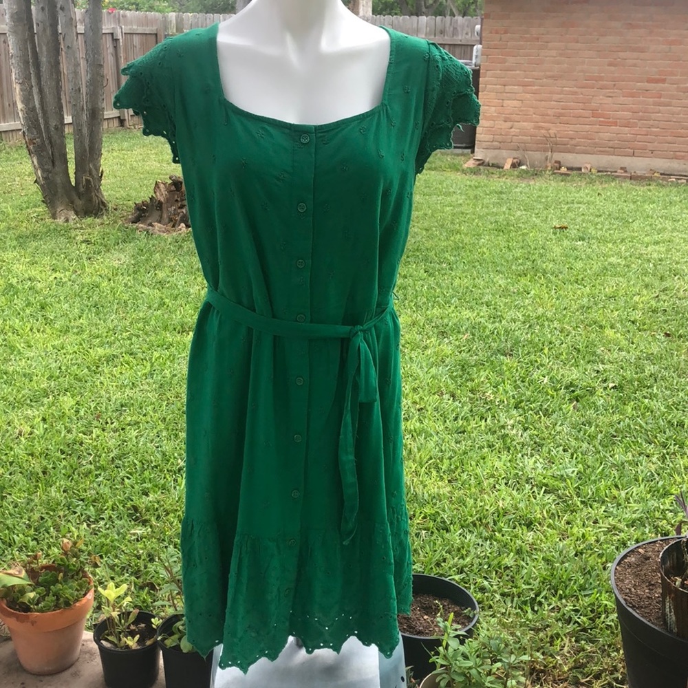 Old Navy green dress